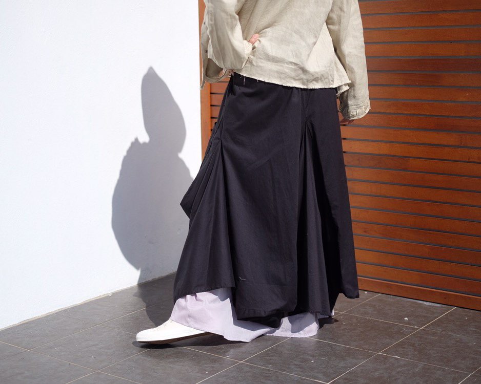 Double Layer Voile Cotton Skirt – HOURI