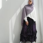 Tye Dye Gypsy Skirt Purple