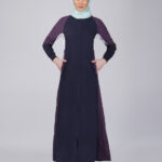 Midnight Navy Color Contrast Jilbab