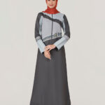 Graphite Grey Smart Look Jilbab