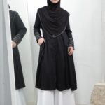 Viscose Long Jacket Black